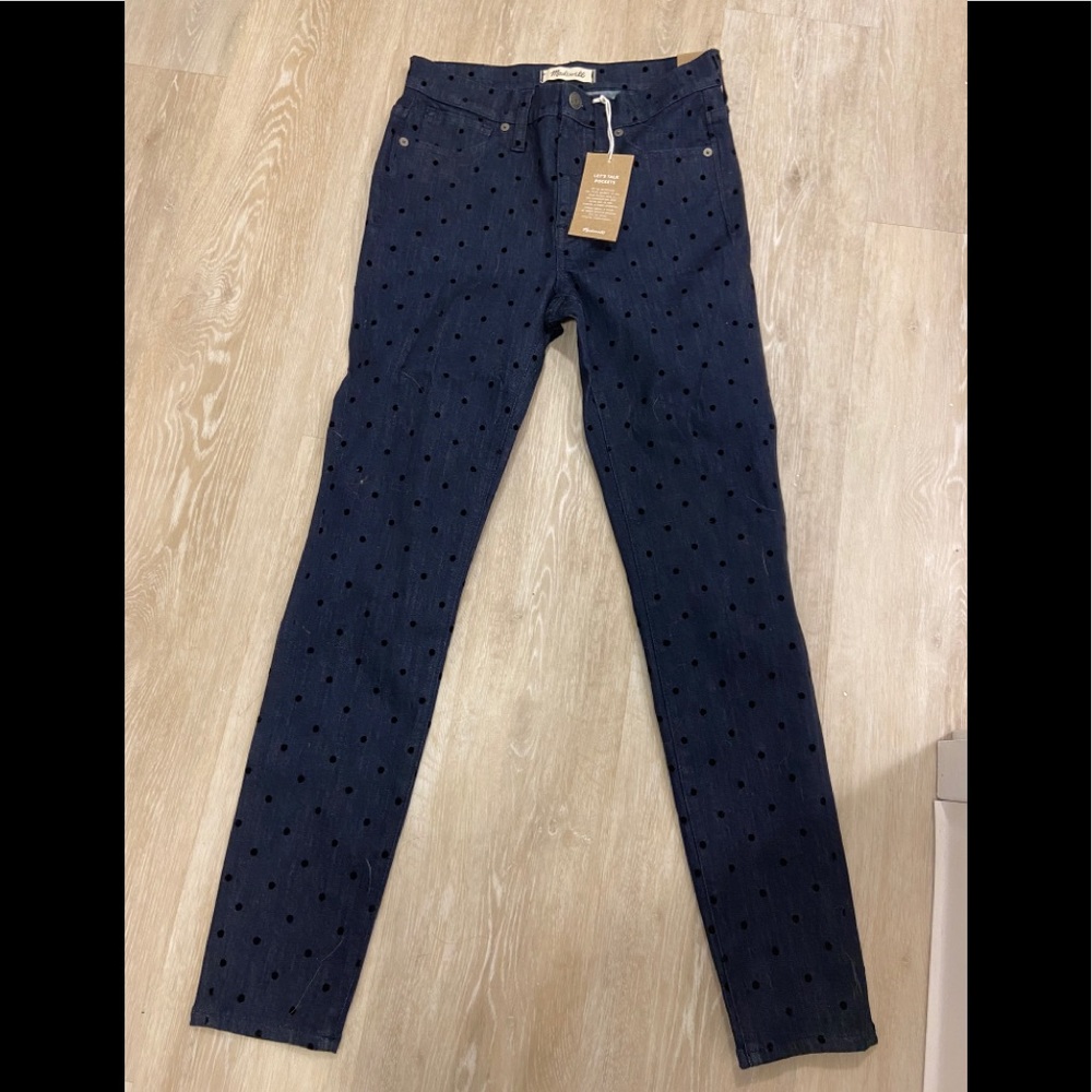 Madewell dotted jeans
